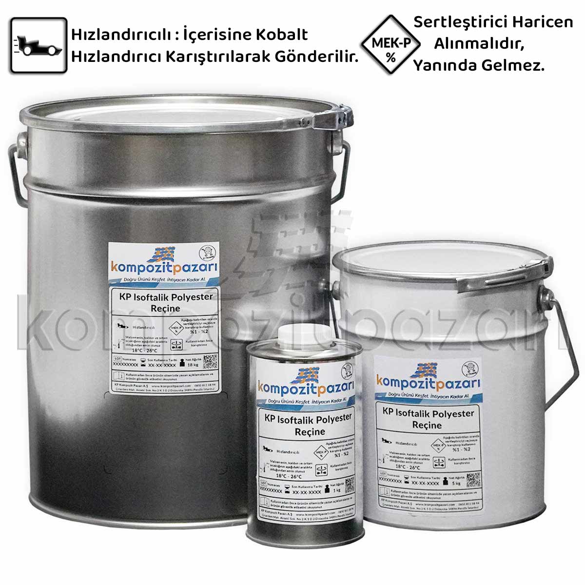 KP Isoftalik Polyester Reçine