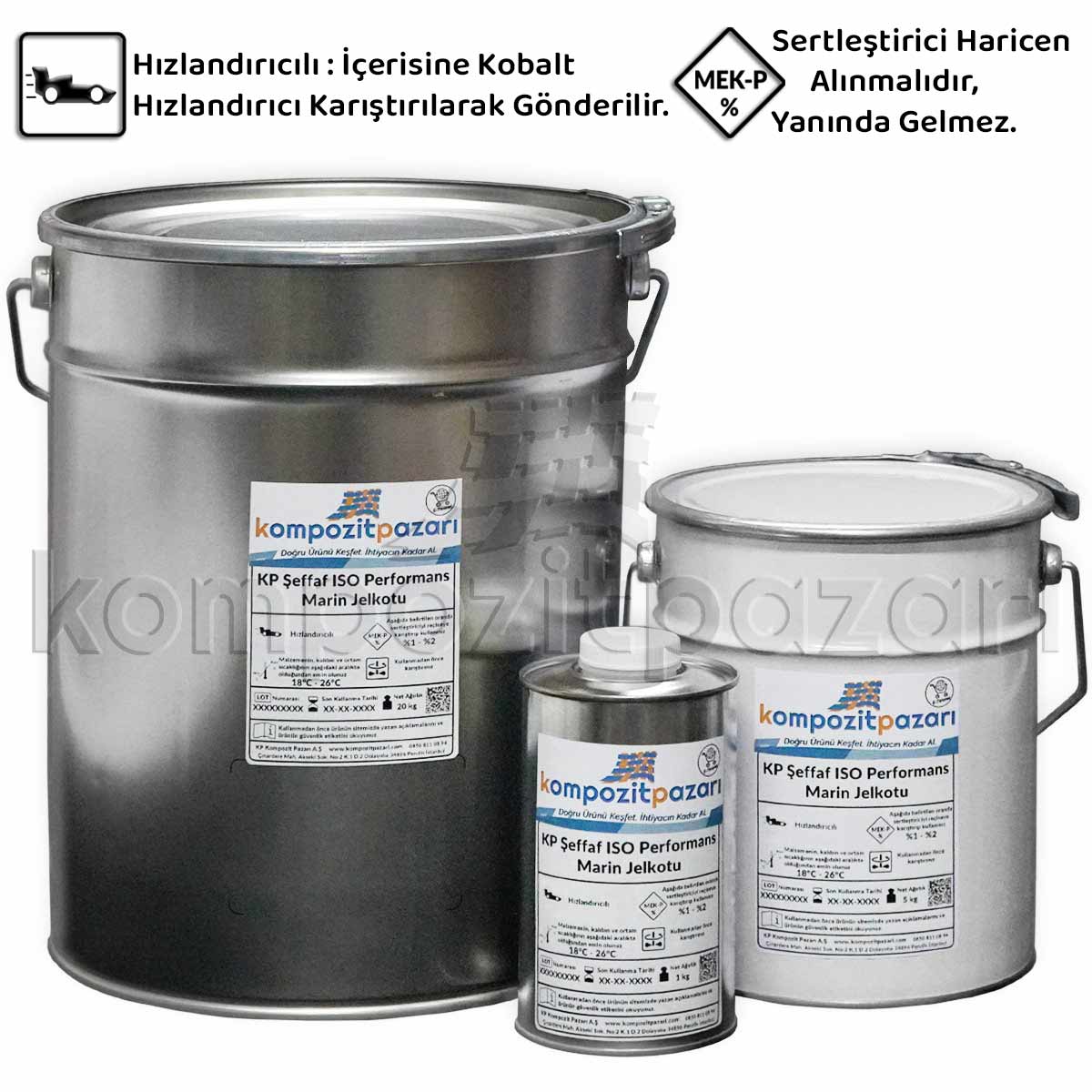 KP Şeffaf ISO Performans Marin Jelkotu