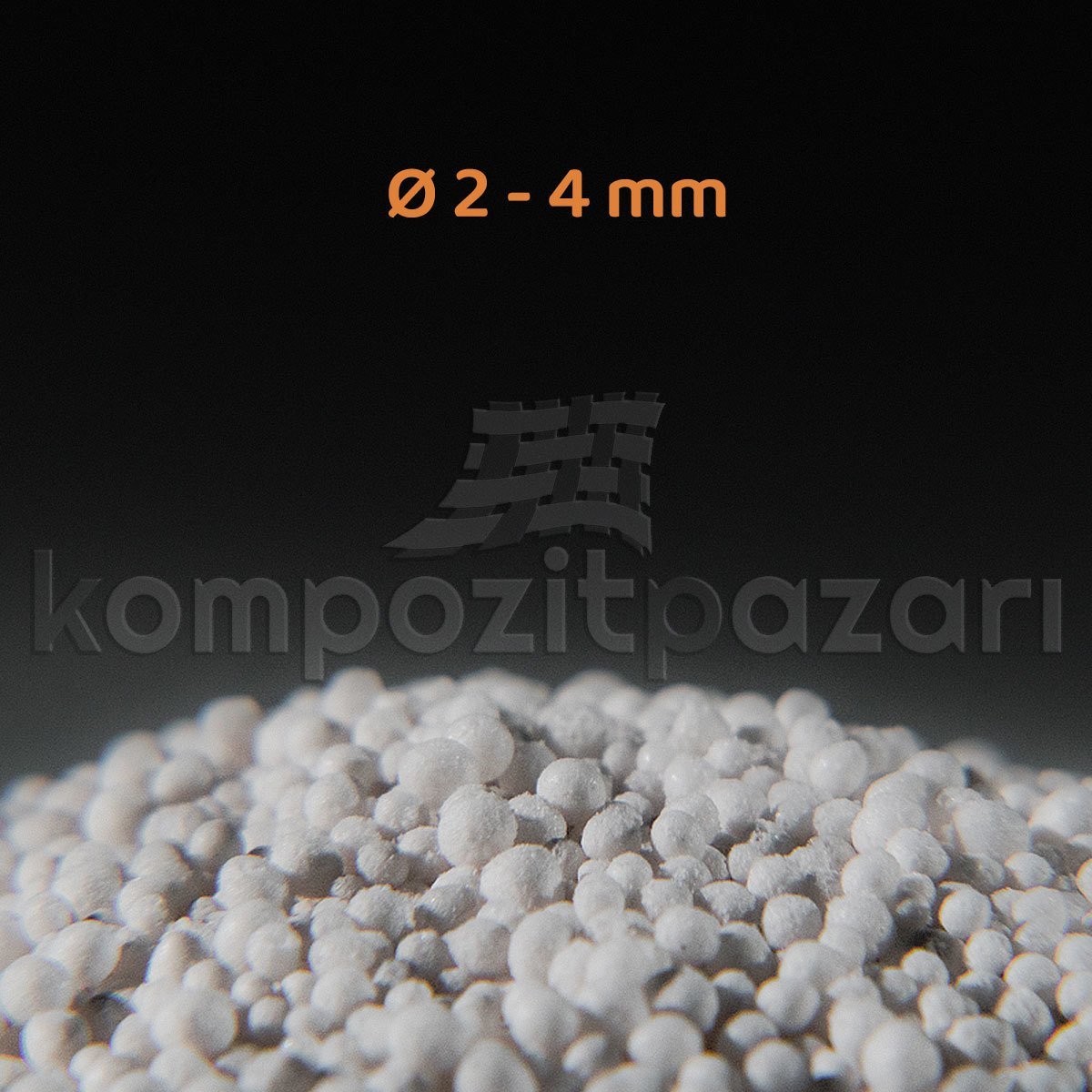 Genleştirilmiş Cam Küre 2-4 mm