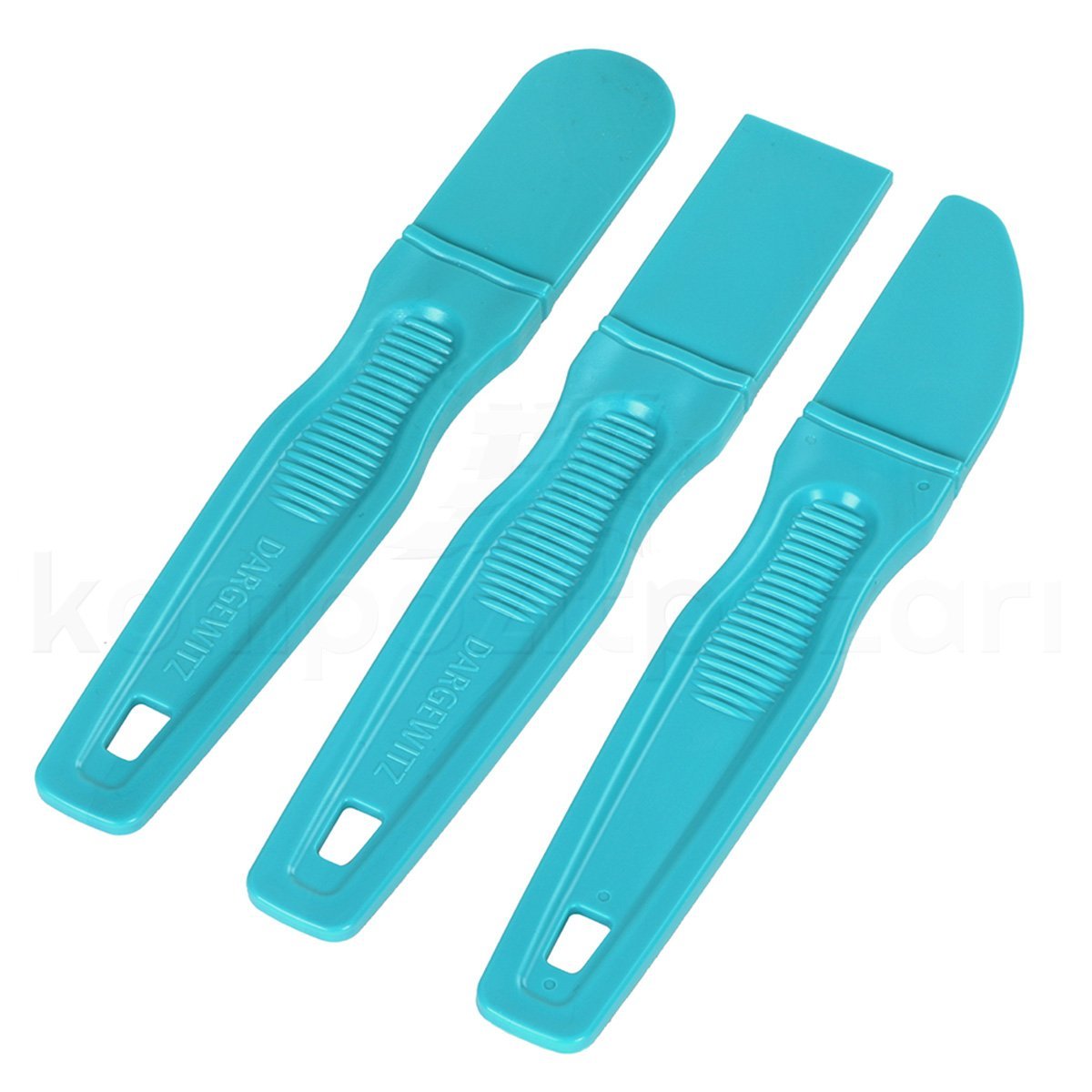 Prepreg Laminasyon Spatülü 3'lü Set (Yarım daire / Tam daire / Dikdörtgen) KDV Dahil
