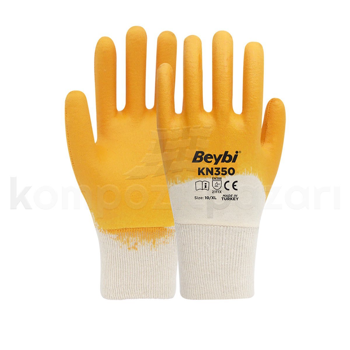 Beybi Kn350 Flex Sarı Nitril Eldiven