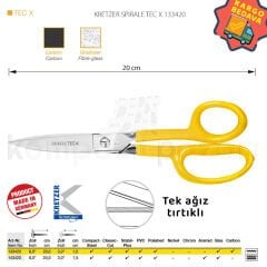 Elyaf Makası 20 cm Metal-Lateks Saplı - 133420