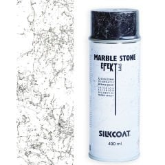 Silkcoat Mermer Efekti Sprey Boya 400 ml - Gümüş Gri