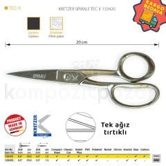 Elyaf Makası 20 cm Metal Saplı - 133420