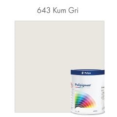 Açık Renk Pigment Pasta Polipigment 643 Kum Gri -RAL 7032 - Net 1 kg - KDV Dahil