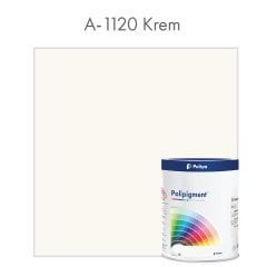 Açık Renk Pigment Pasta Polipigment A-1120 Krem - RAL 1013 - Net 1 kg - KDV Dahil