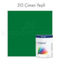 PRO Renk Pigment Pasta Polipigment 312 Çimen Yeşili - Net 1 kg - KDV Dahil