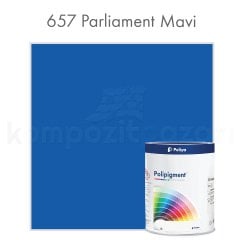 PRO Renk Pigment Pasta Polipigment 657 Parliament Mavi - Net 1 kg - KDV Dahil