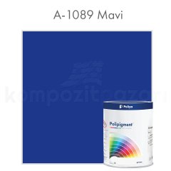 PRO Renk Pigment Pasta Polipigment A-1089 Mavi - RAL 5002 - Net 1 kg - KDV Dahil