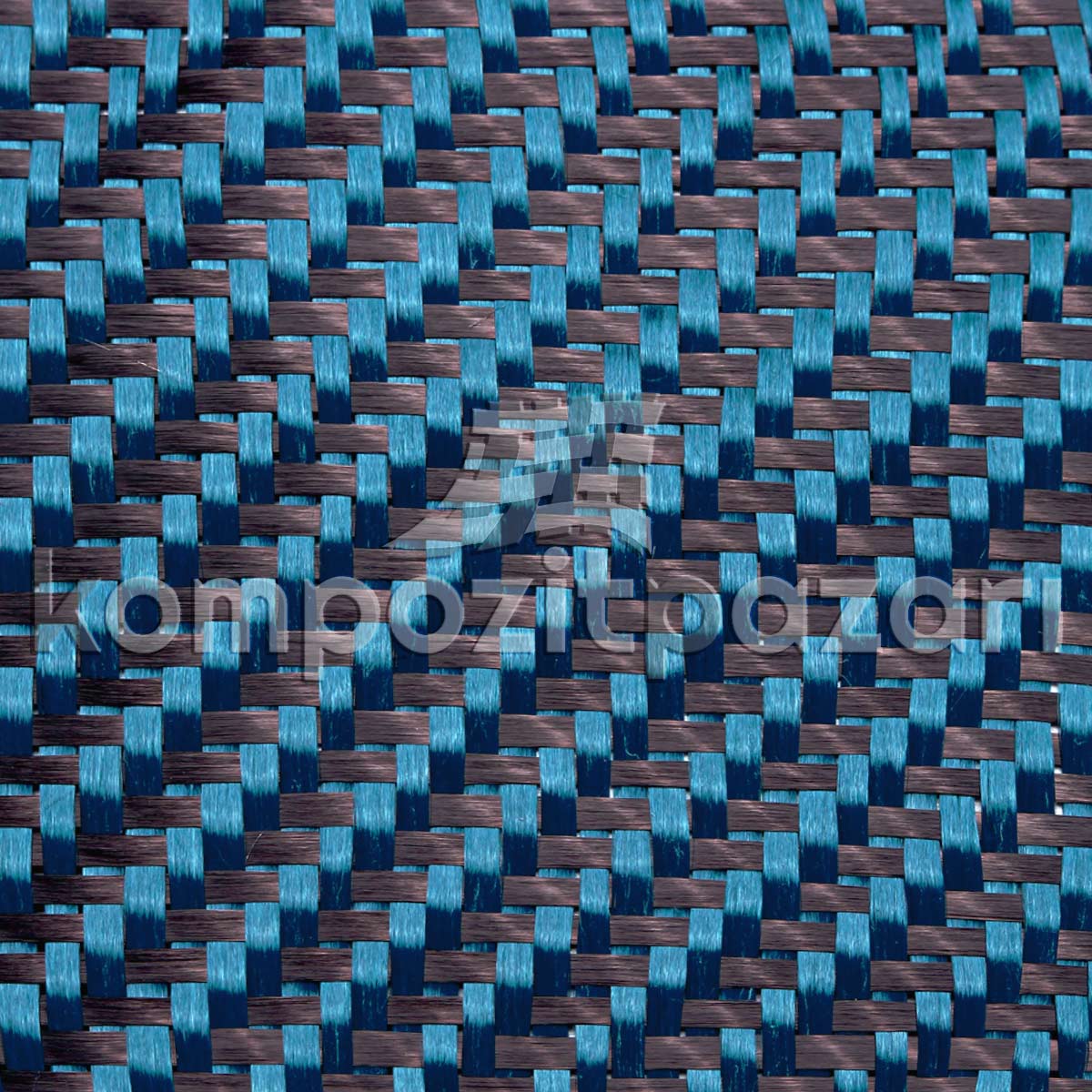 Mavi Aramid/Siyah Karbon 200 g/m2 Twill