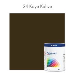 Şeffaf Renk Pigment Pasta Polipigment 24 Koyu Kahve - Net 1 kg - KDV Dahil