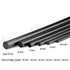 Karbon Fiber Çubuk