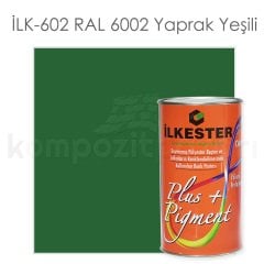 Opak Renkli Pigment Pasta İlkester İLK-602 RAL 6002 Yaprak Yeşili - Net 1kg - KDV Dahil